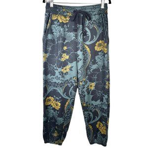 Anthropologie Saturday Sunday Womens Joggers Size M Floral Sweatpants Multicolor